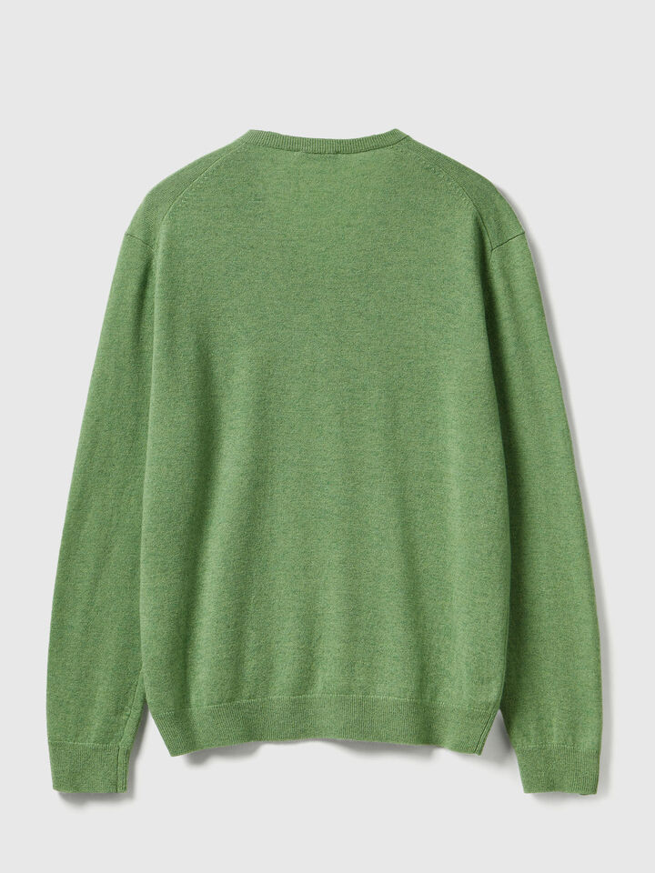 V NECK SWEATER L/S Men image number 2